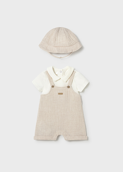  Mayoral Short romper Wheat     