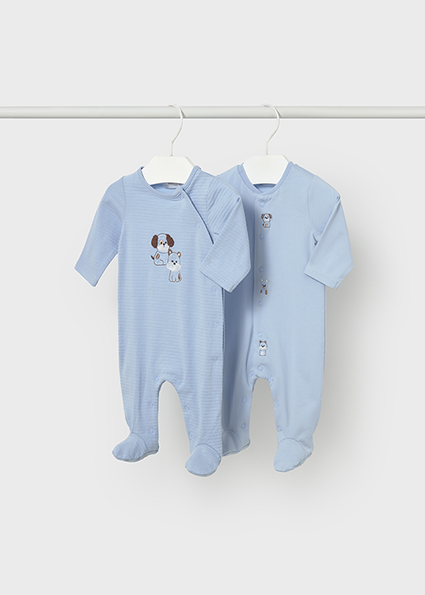  Mayoral long onesie set of two Sky       