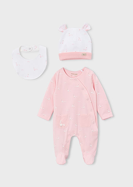  Mayoral long pijama gift set Baby Rose 
