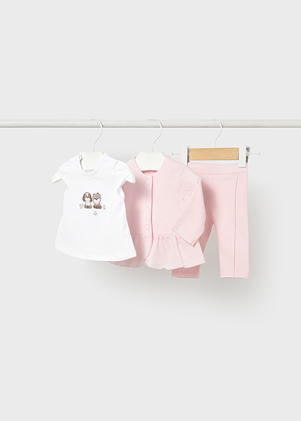  Mayoral Leggings set (3 garments) Baby Rose 
