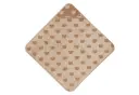 Jollein Bath Cape Terry 75x75cm Jacquard - Teddy Bear
