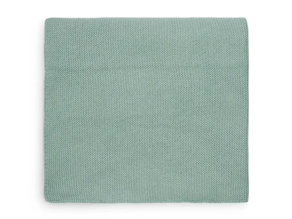 Jollein Blanket Cradle 75x100cm Basic Knit - Forest Green