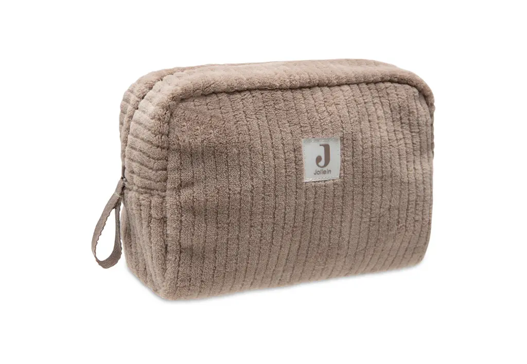Jollein Pouch Cloudy Rib - Milky Coffee