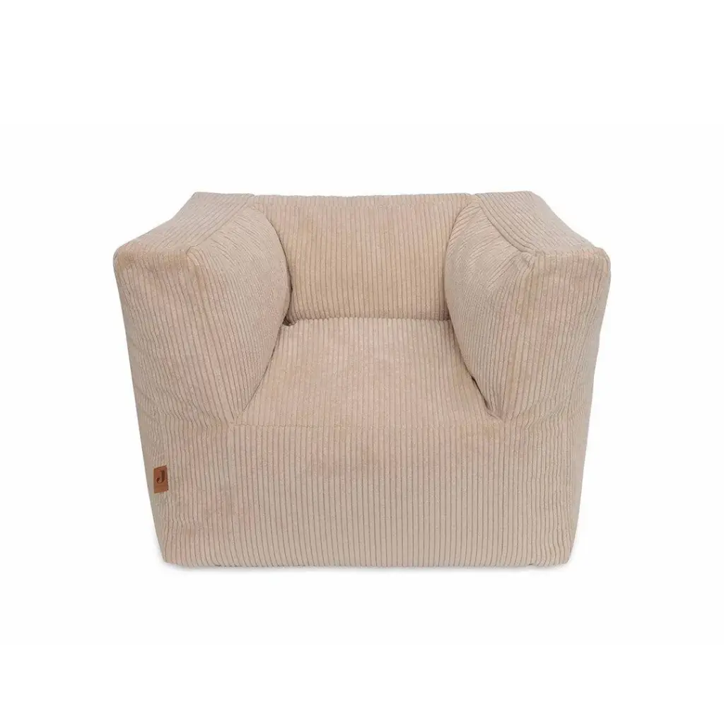 Kids Chair BeanBag Corduroy - Natural