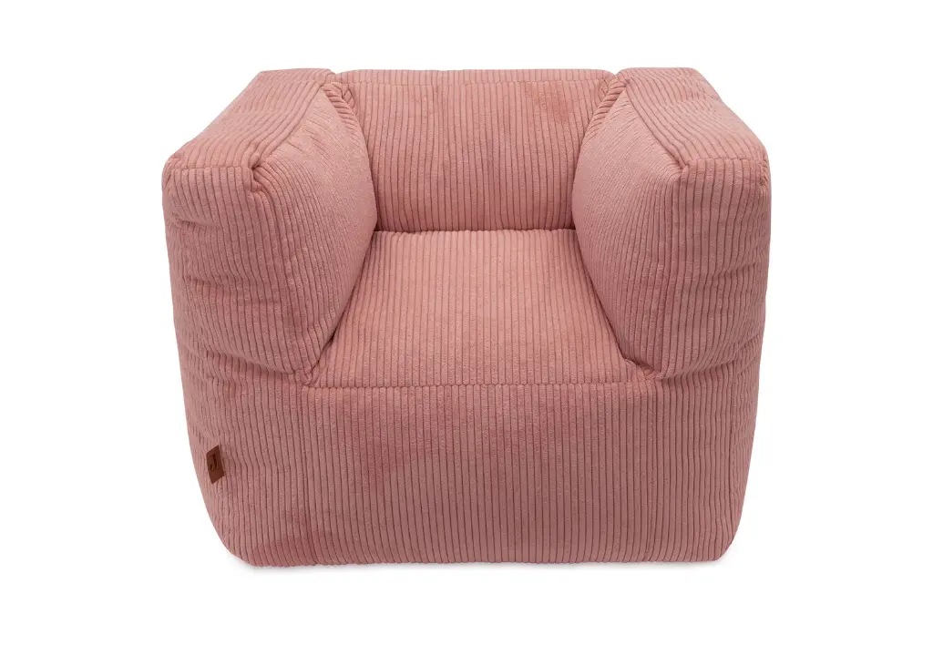 Kids Chair Beanbag Corduroy - Wild Rose
