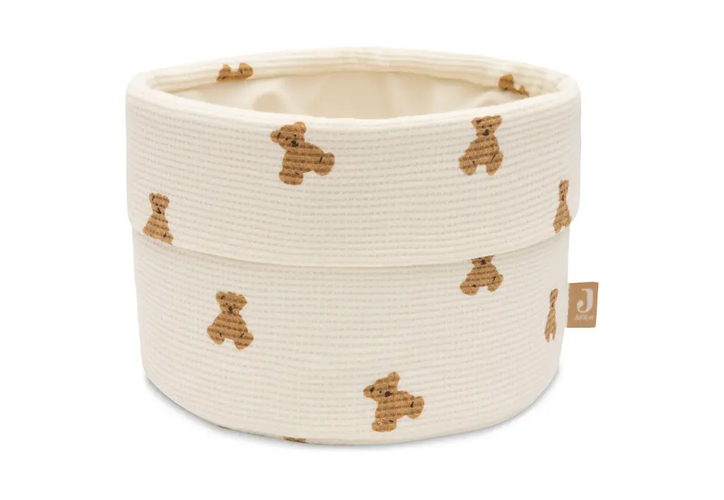 Jollein Changing Table Basket Little Waffle - Mini Teddy Bear