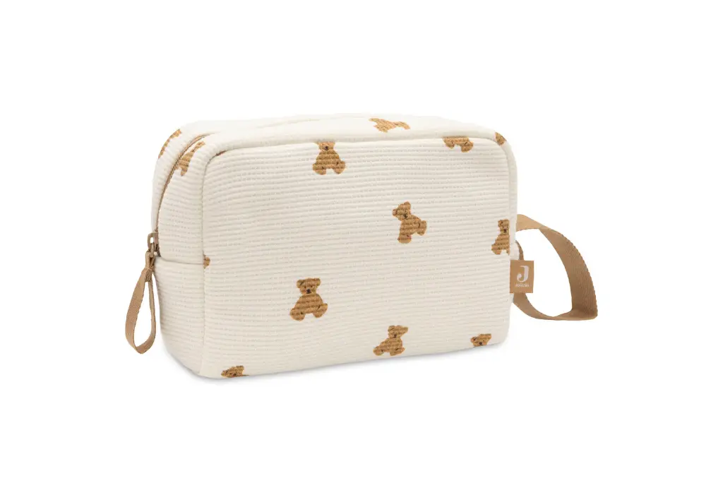 Jollein Pouch Little Waffle - Mini Teddy Bear