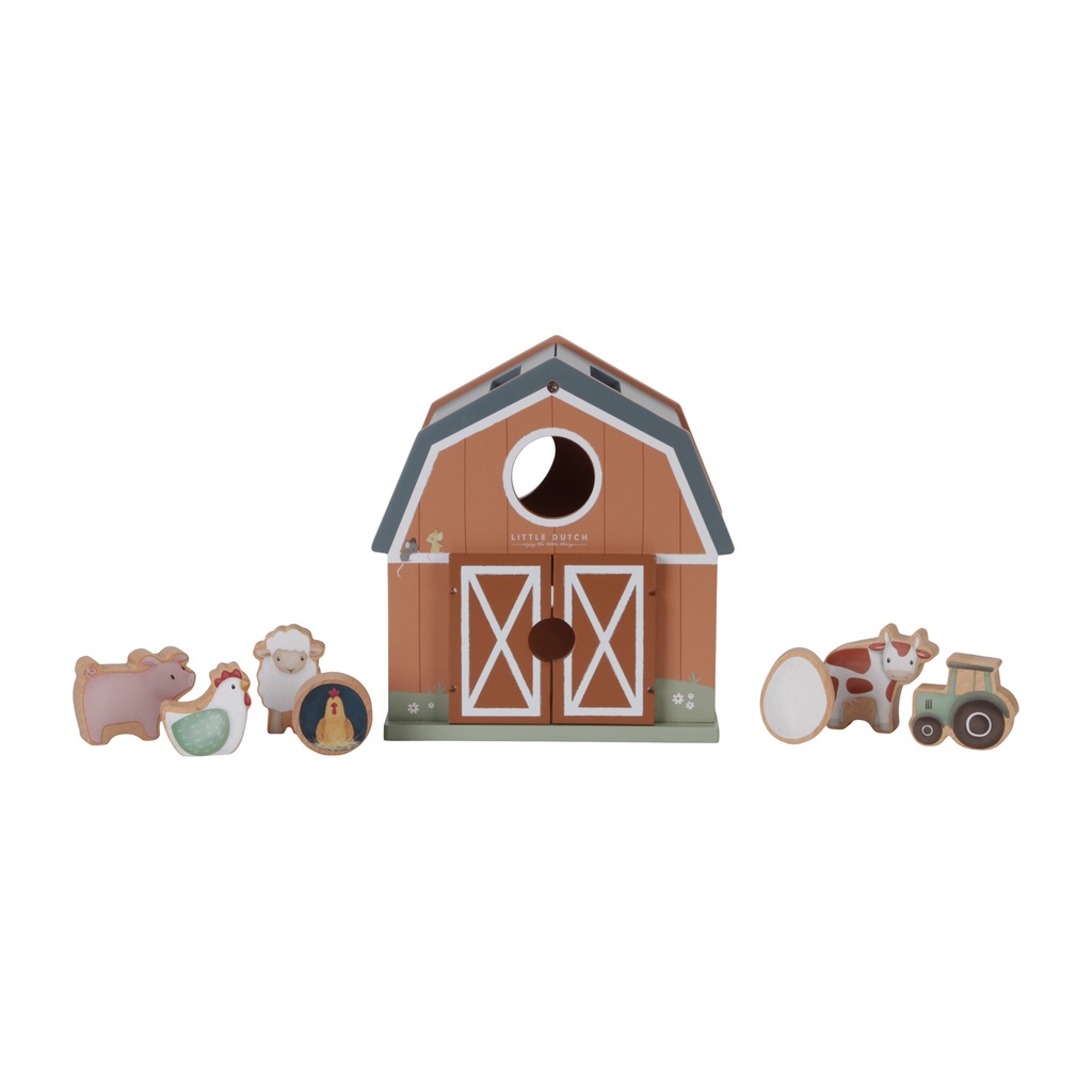 Little Dutch Shape Sorter - Little Farm 
