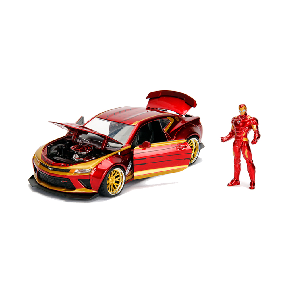 Marvel Ironman 2016 Chevy Camaro Ss 1:24
