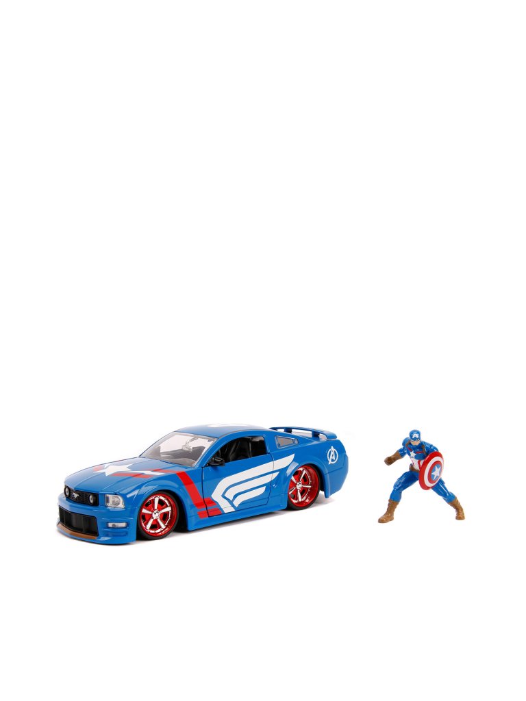 Marvel Captain America Ford Mustang 1:24