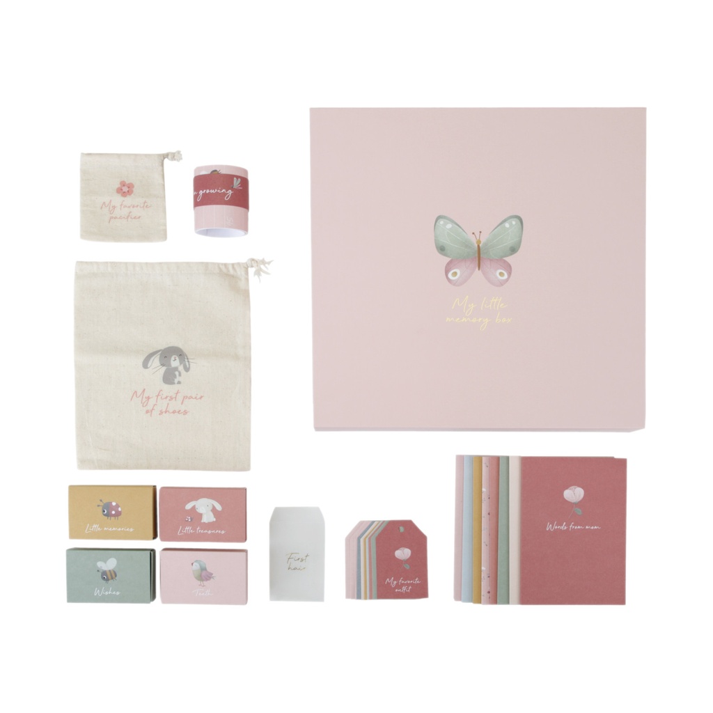 Little Dutch Memory Box - Flowers & Butterflies 