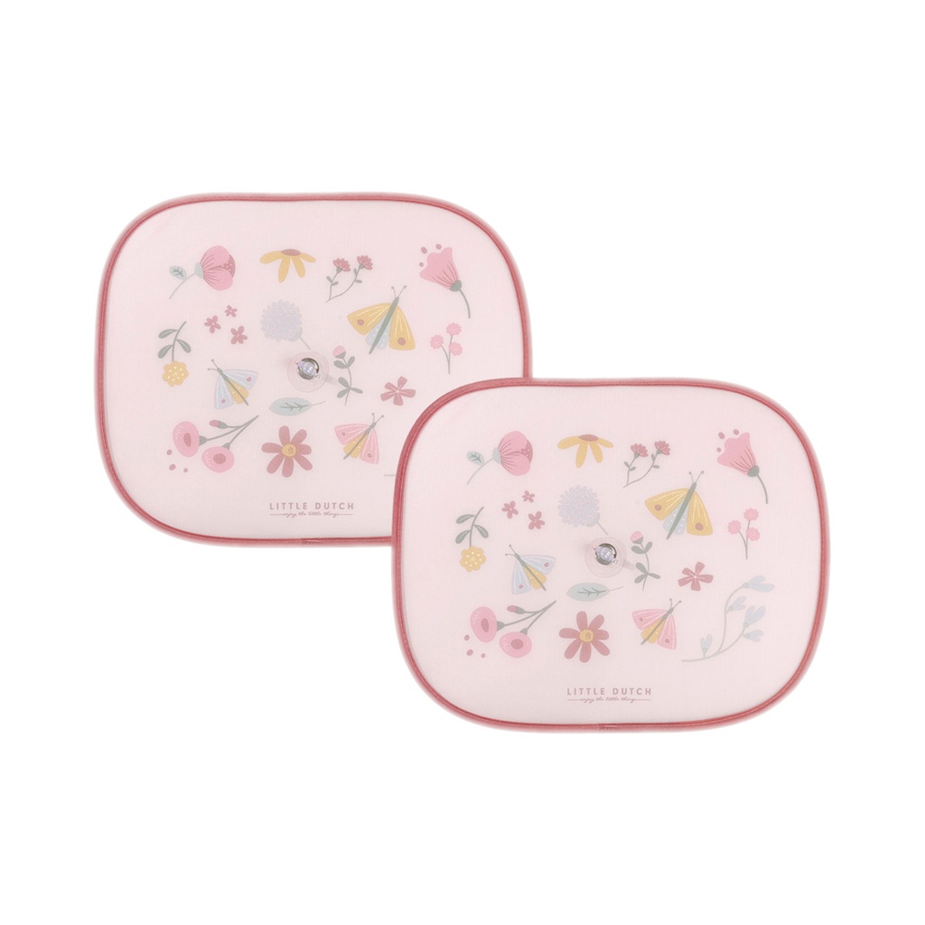 Little Dutch Flowers & Butterflies Car Sunshades- x2