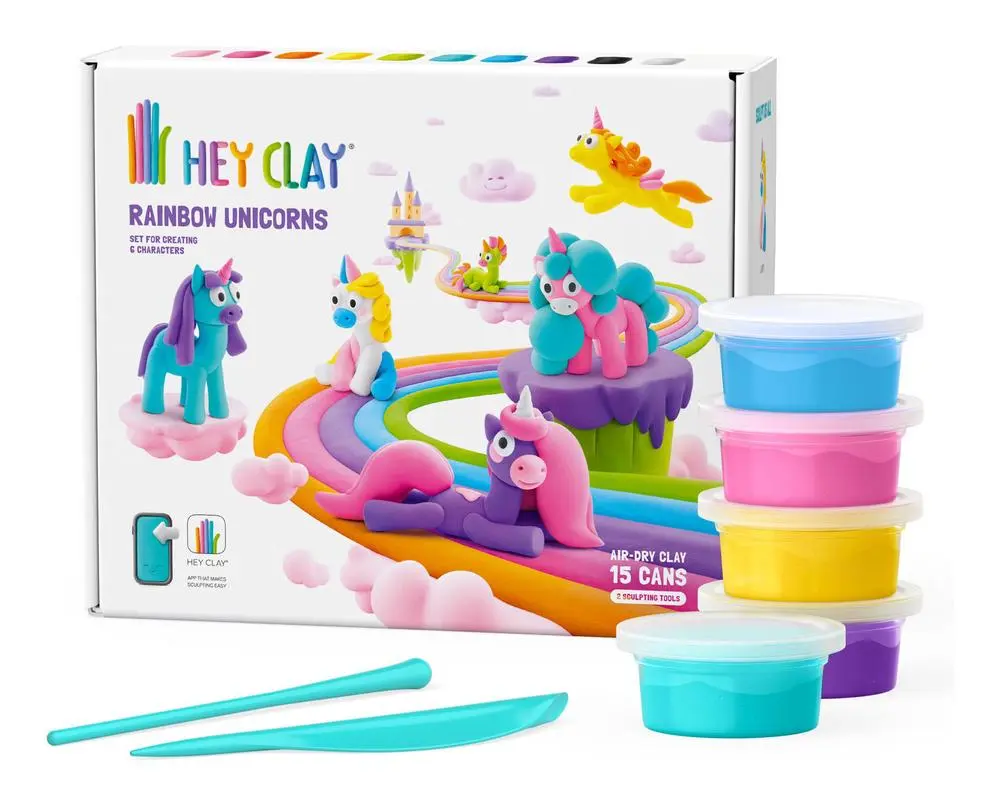 Hey Clay Rainbow Unicorns (15cans)