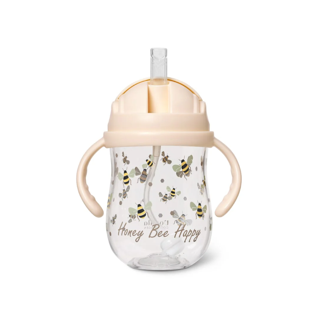 Vanilla Copenhagen Straw Bottle - Tritan - Honeybee 300ml