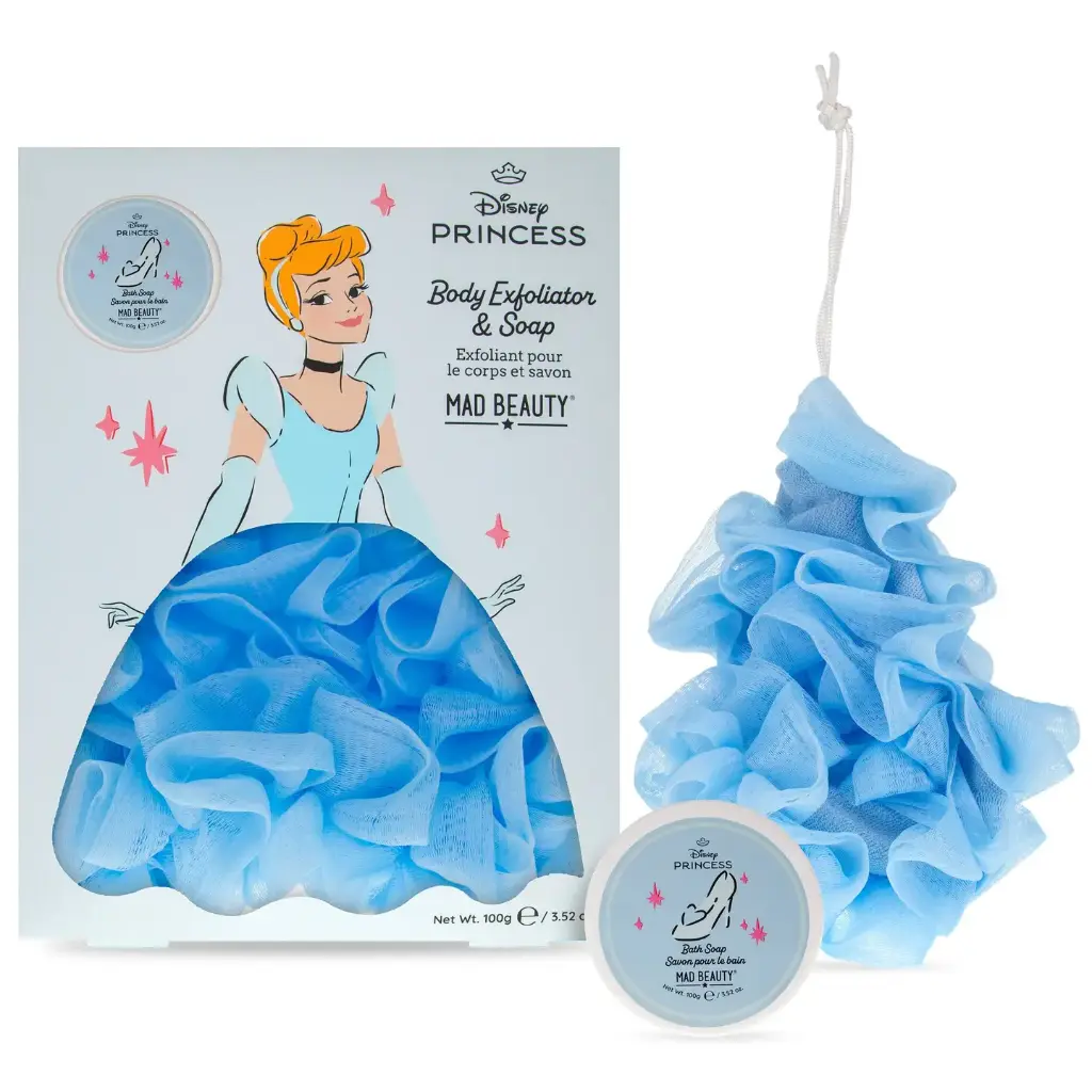Princess Set Body Exfoliator & Soap Cinderella