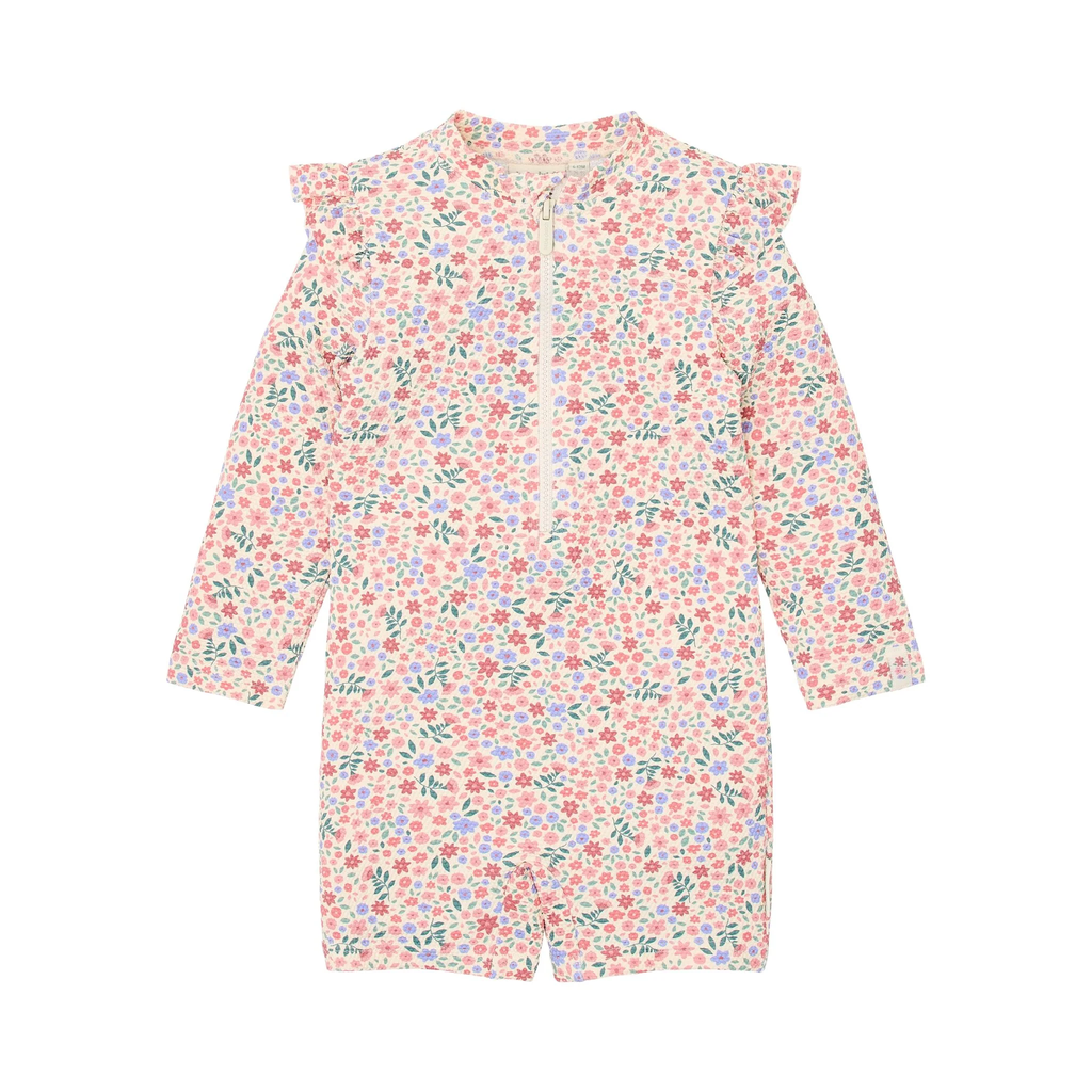Little Dutch Long Sleeve Swimsuit Dreamy Flowerfield UPF 40