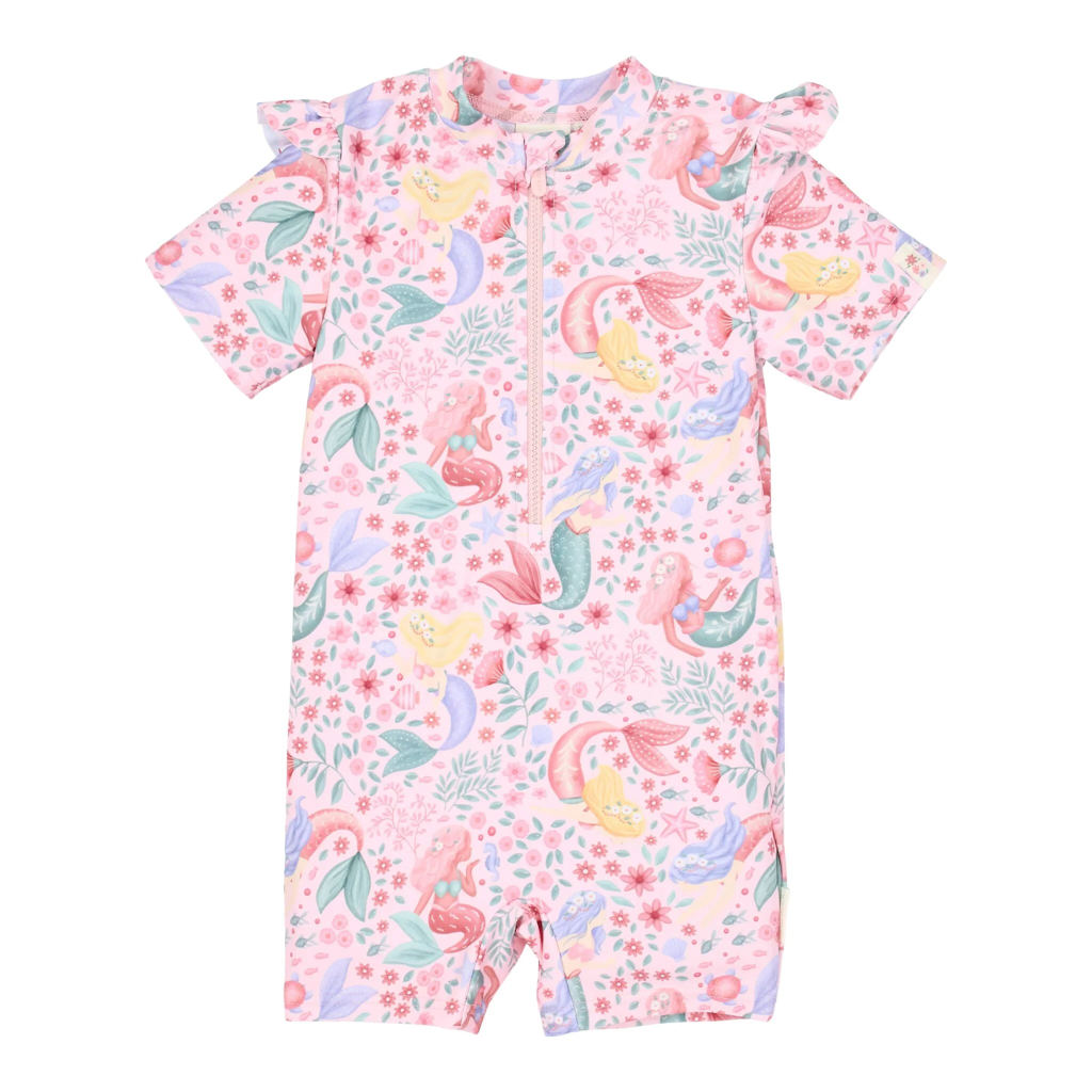 Little Dutch Short Sleeve Swimsuit Dreamy Mermaid