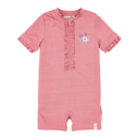 Little Dutch Short Sleeve Swimsuit Dreamy Pink Sparkle