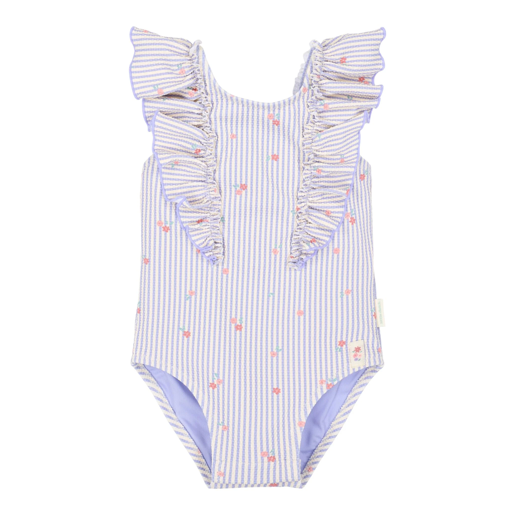Little Dutch Swimsuit with Ruffles Dreamy Stripes
