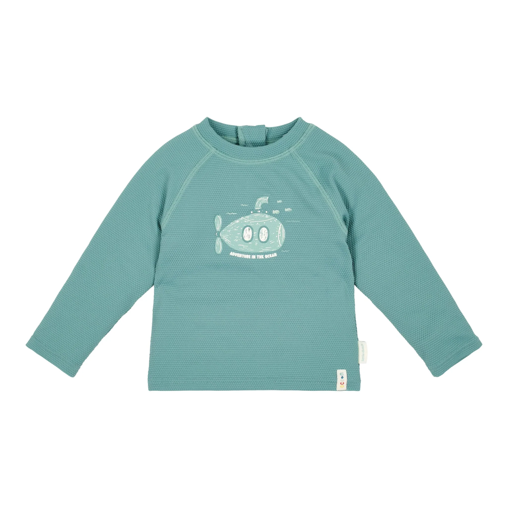 Little Dutch Long Sleeve Swim Shirt Ocean Green UPF 40 