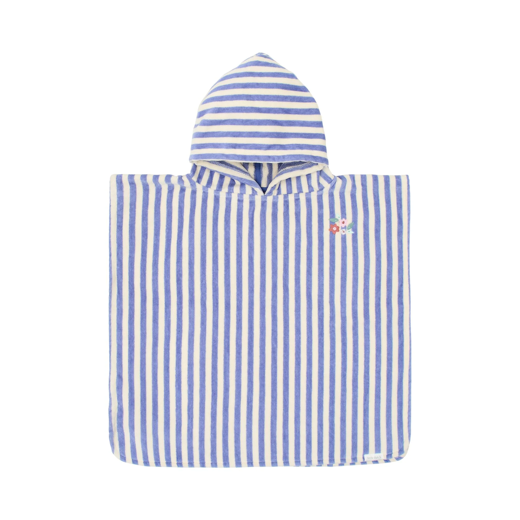 Little Dutch Beach Poncho Dreamy Purple Stripe