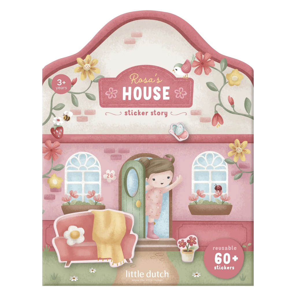Little Dutch Reusalbe sticker booklet Rosa