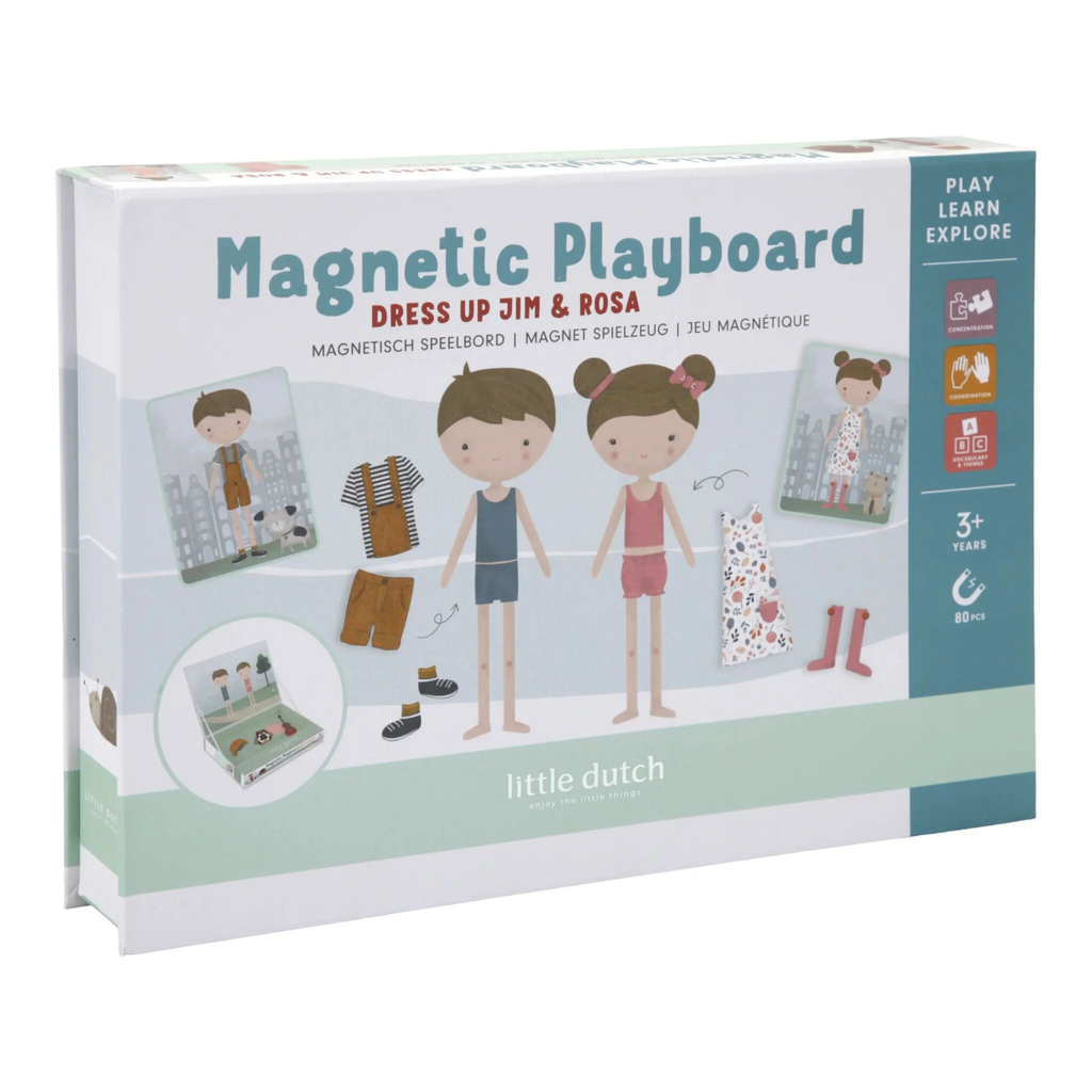 Little Dutch Magnetic Playboard Jim & Rosa FSC