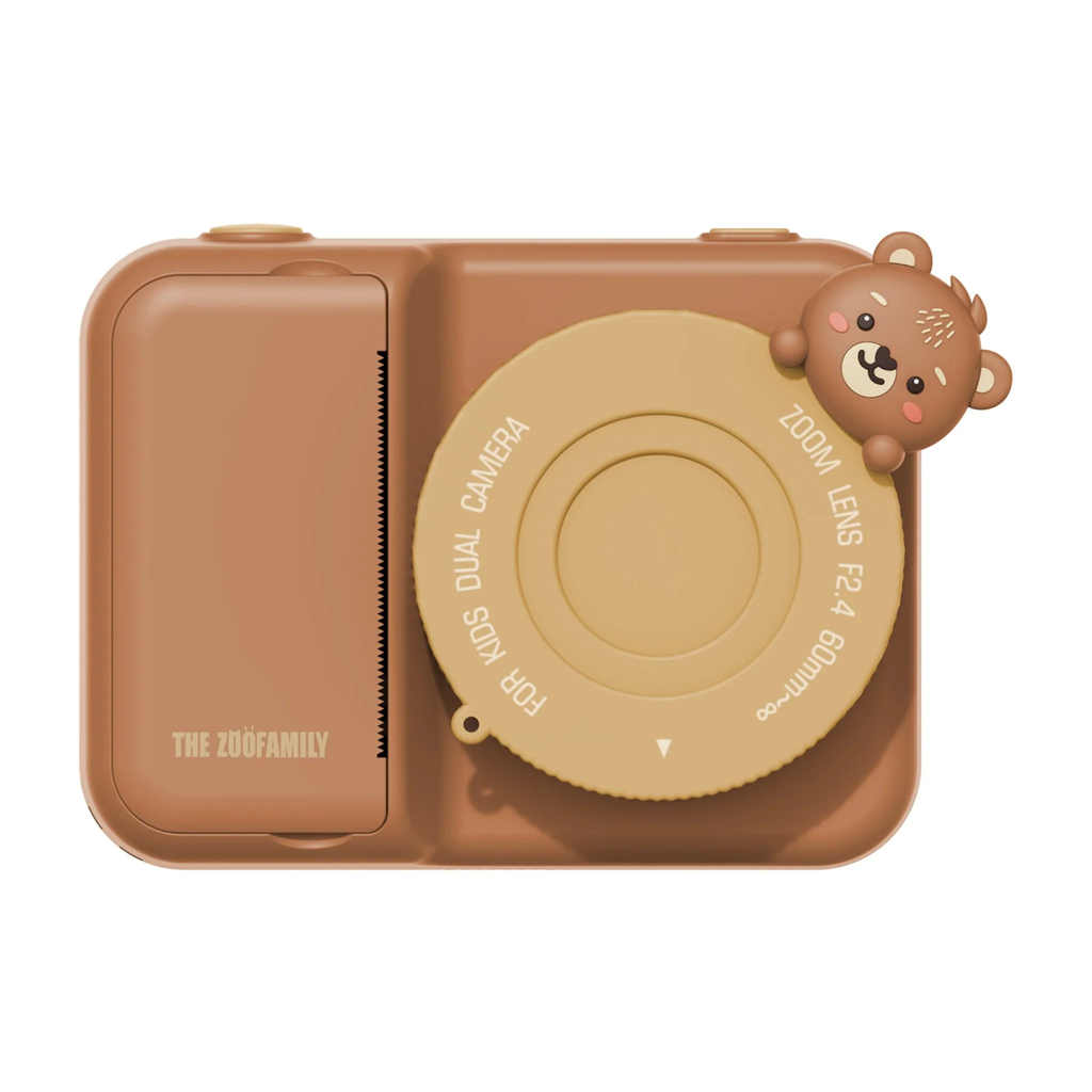 ZOO FAMILY. Zoo print camera Bear
