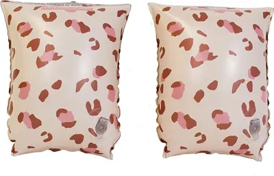 Essentials - Old Pink Leopard - Inflatable Swimming Armbands 0-2 years