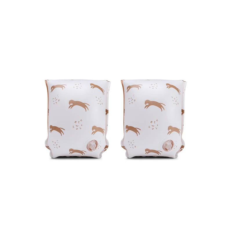 Essentials-Swimming Armbands 0-2 yrs Brown Leopard Animal
