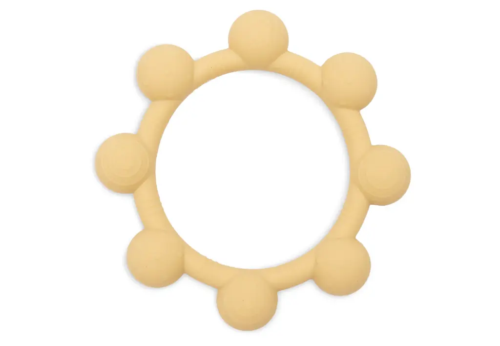 Jollein Teething Ring Silicone Sun Vanilla