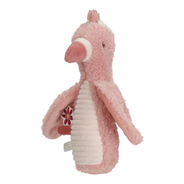 Little Dutch Squeeze rattle Flamingo GRS