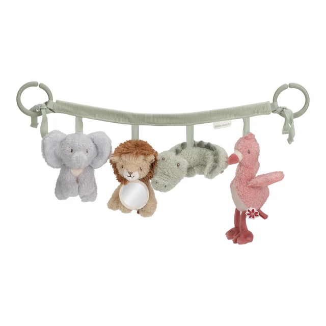 Little Dutch Car seat toy Safari Friends GRS