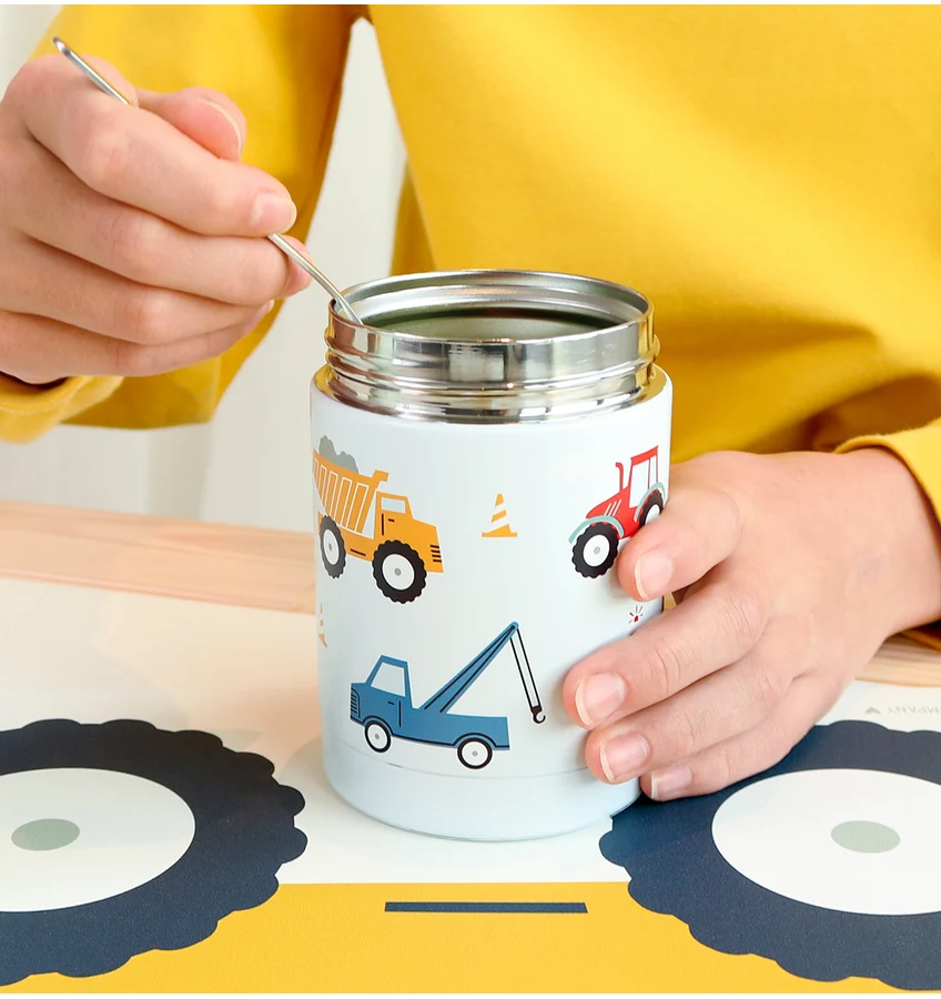 A Little Lovely Insulated stainless steel food jar: Vehicles