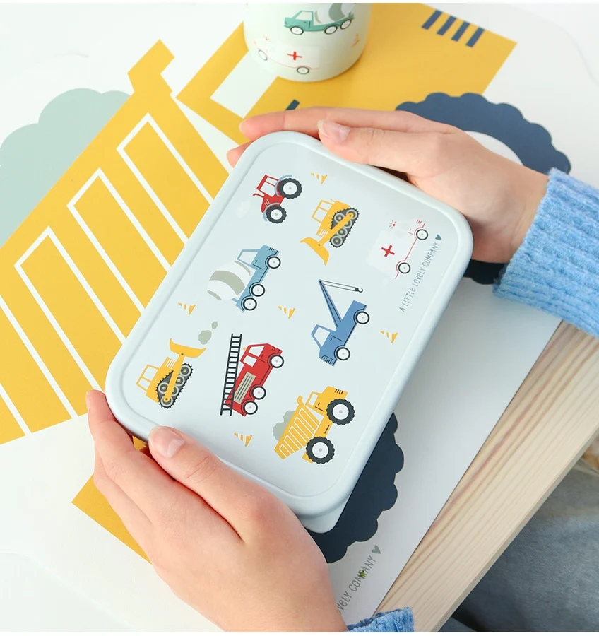 A Little Lovely Stainless steel lunch box: Vehicles