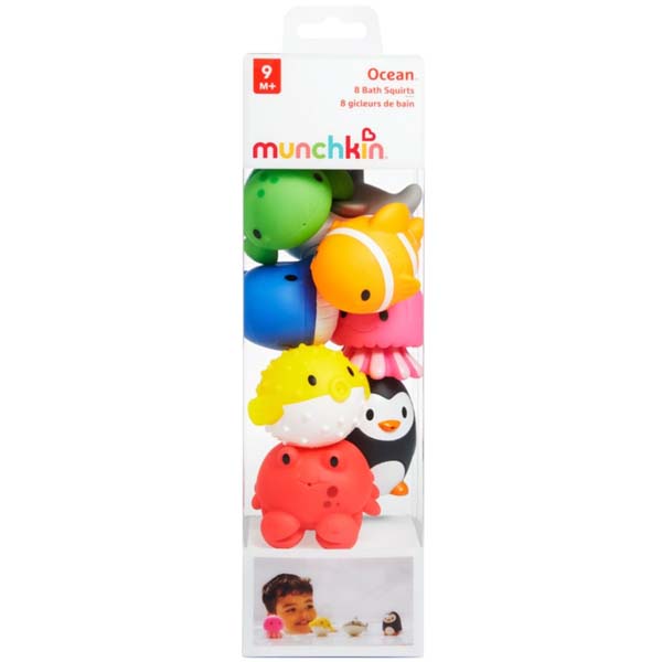 Munchkin Bath Ocean Bath Toy 9 M+ 8 Pc