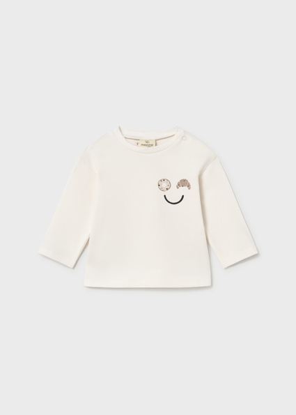 Mayoral L/s t-shirt Talc