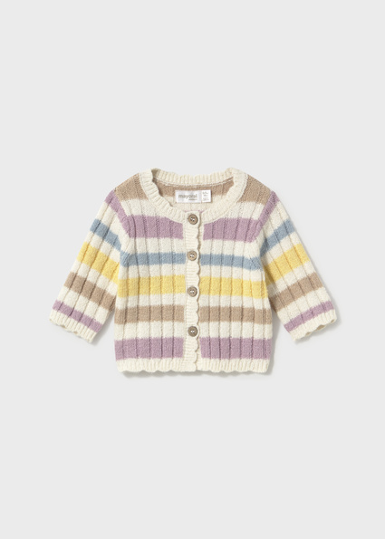 Mayoral Long cardigan Stripes