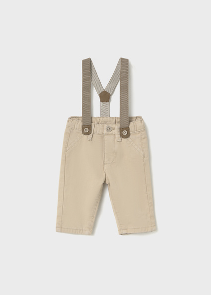Mayoral Long trousers with suspenders Frappe