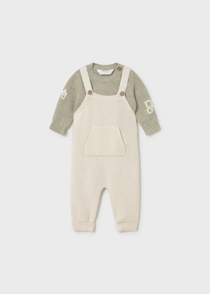 Mayoral Knit dungarees set Laurel Mar