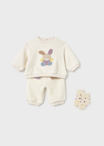 Mayoral Tracksuit with socks Pottery