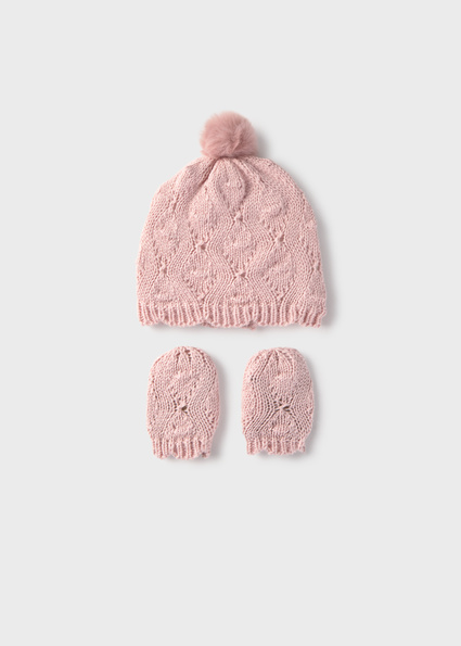 Mayoral Hat and gloves set H.BabyRose