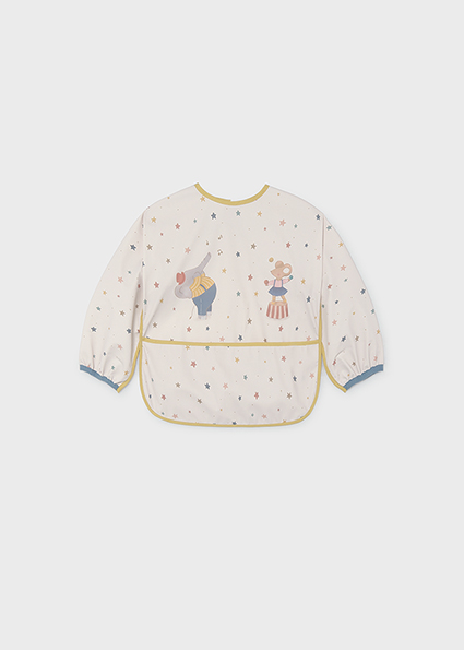 Mayoral bib with sleeves Oat