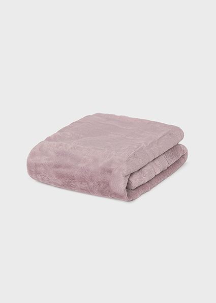 Mayoral pom pom blanket Mauve