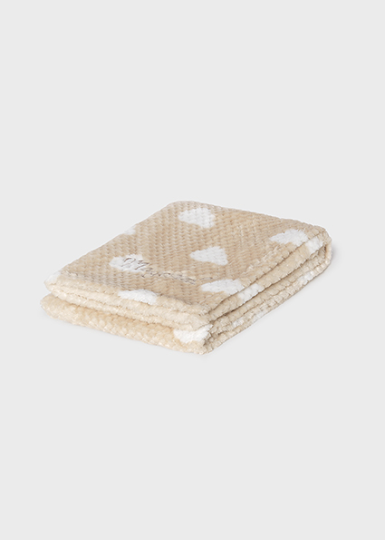 Mayoral Faux fur blanket Wheat