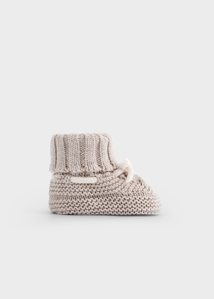 Mayoral Knit booties H. Mocha