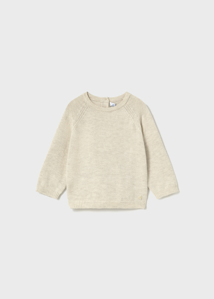 Mayoral Basic crew neck jumper H. Stone Lg