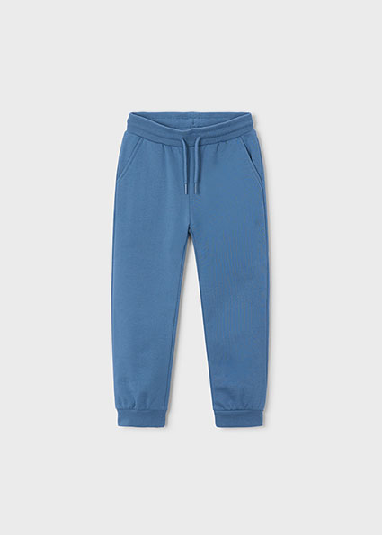Mayoral Basic cuffed fleece trousers Glacial Lg