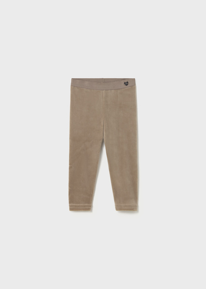 Mayoral Basic velvet leggings Walnut Lg