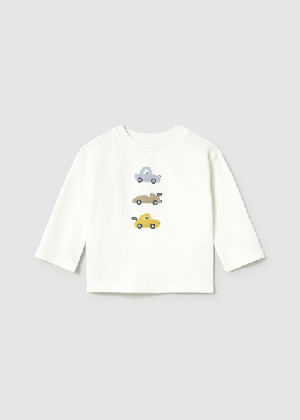 Mayoral L/s shirt Ivory Lg A